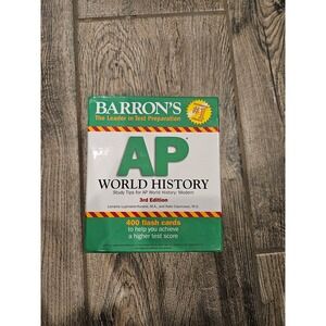 Barron's AP World History 400 Flash Cards 3rd Edition Modern Test Prep Study Aid